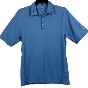 Nike Fit Dry Golf Polo Shirt Nike Fit‎ Dry Mens Size Large Blue Athletic